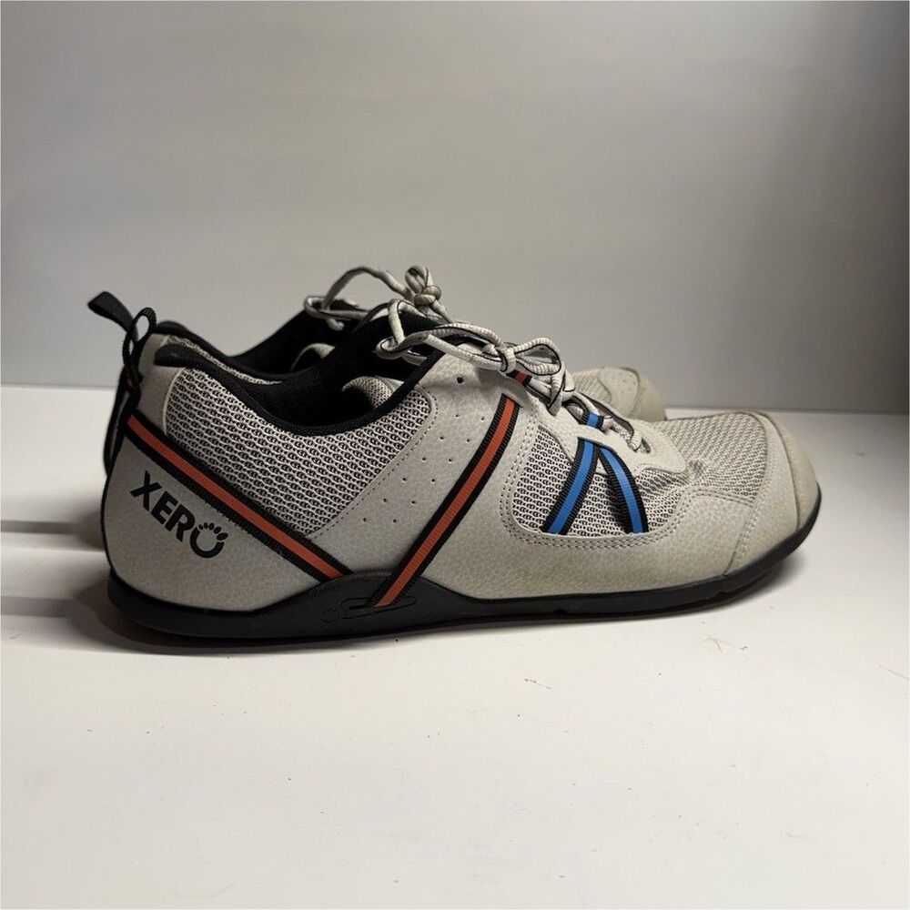 Xero Prio Shoes Gray Blue Running Fitness Minimalist Shoes Hiking
